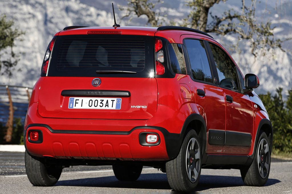 Fiat Panda, vista posterior