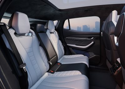 Renault Filante (2027). Asientos posteriores