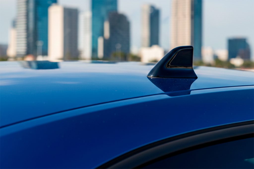 Aleta de tiburón del coche