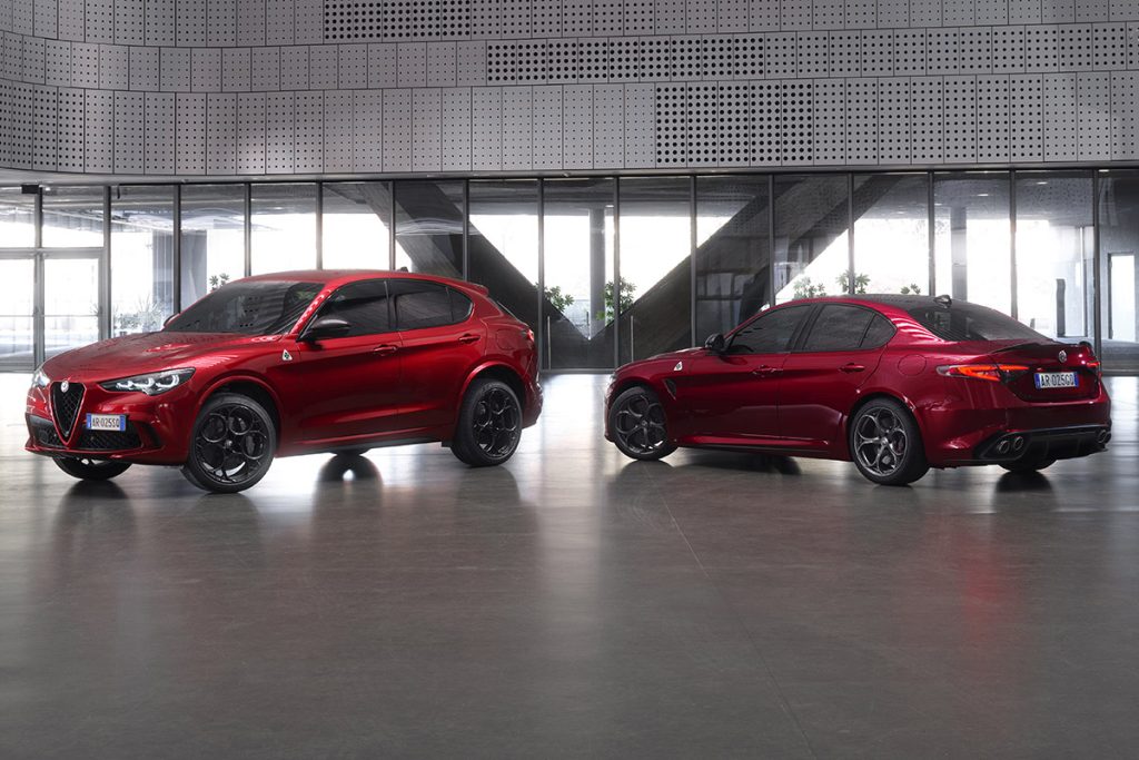 Alfa Romeo Giulia & Stelvio Quadrifoglio Collezione - frontal - lateral