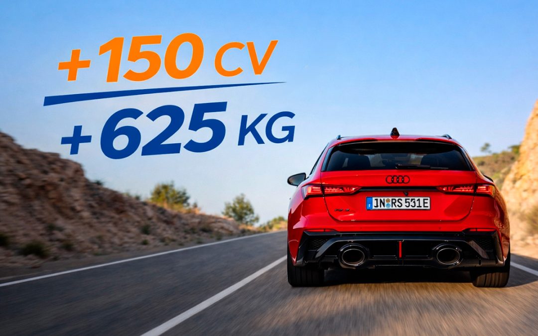 Nuevo Audi RS 5: 639 CV y 2445 kg. El dilema del peso