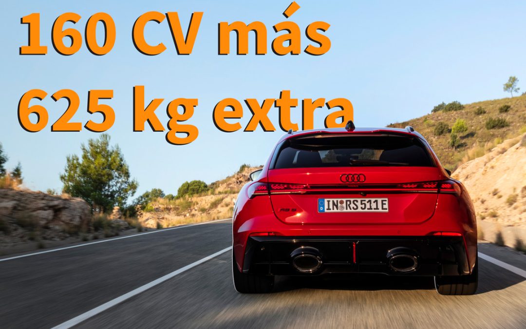 Nuevo Audi RS 5: 639 CV y 2445 kg. El dilema del peso