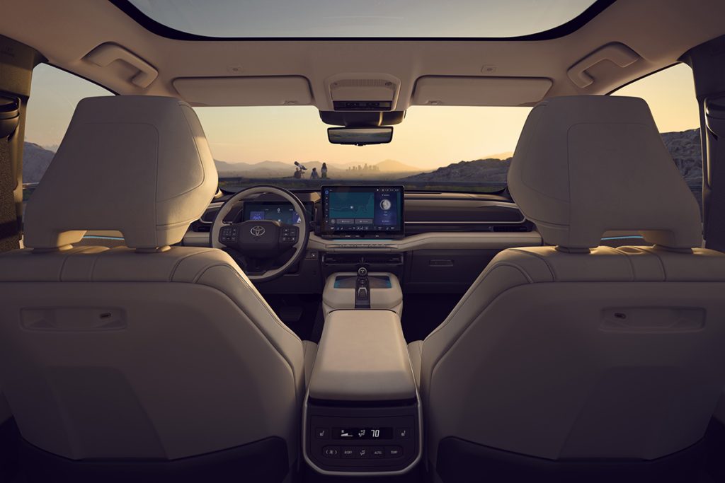 Toyota Highlander BEV - Vista salpicadero