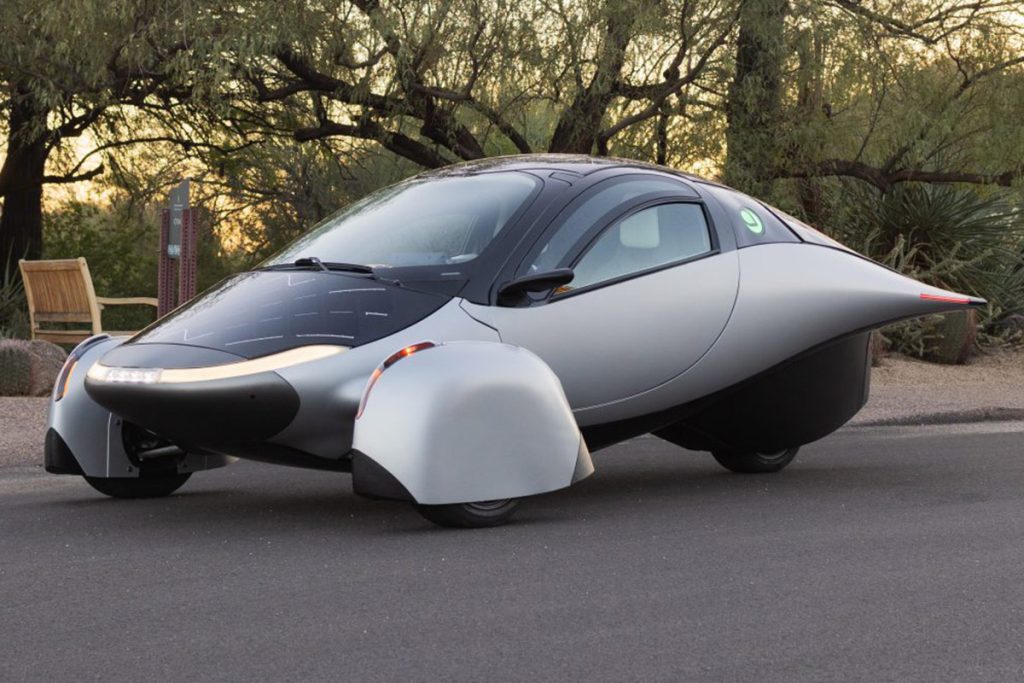 Aptera vista frontal - lateral