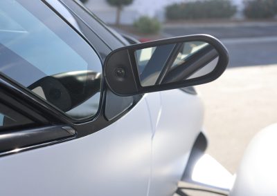 Aptera vista retrovisor