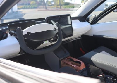 Aptera vista salpicadero