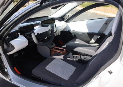 Aptera vista salpicadero