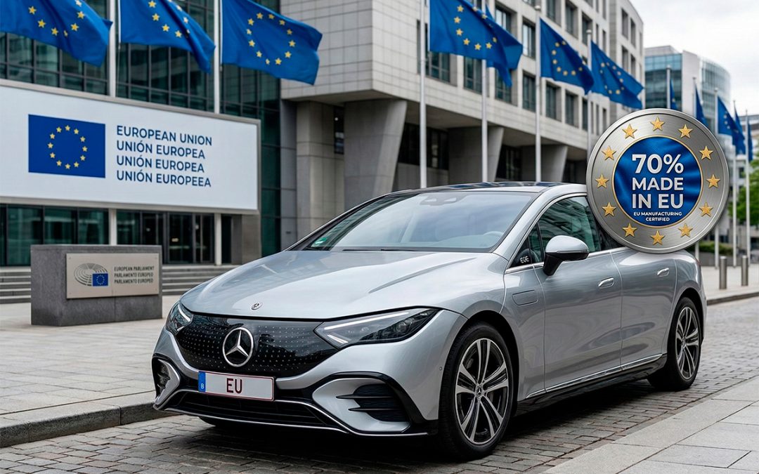 La UE exigirá que el 70 % de los componentes de los coches eléctricos sean europeos