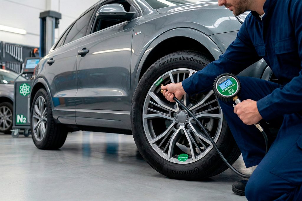 Inflado con nitrógeno