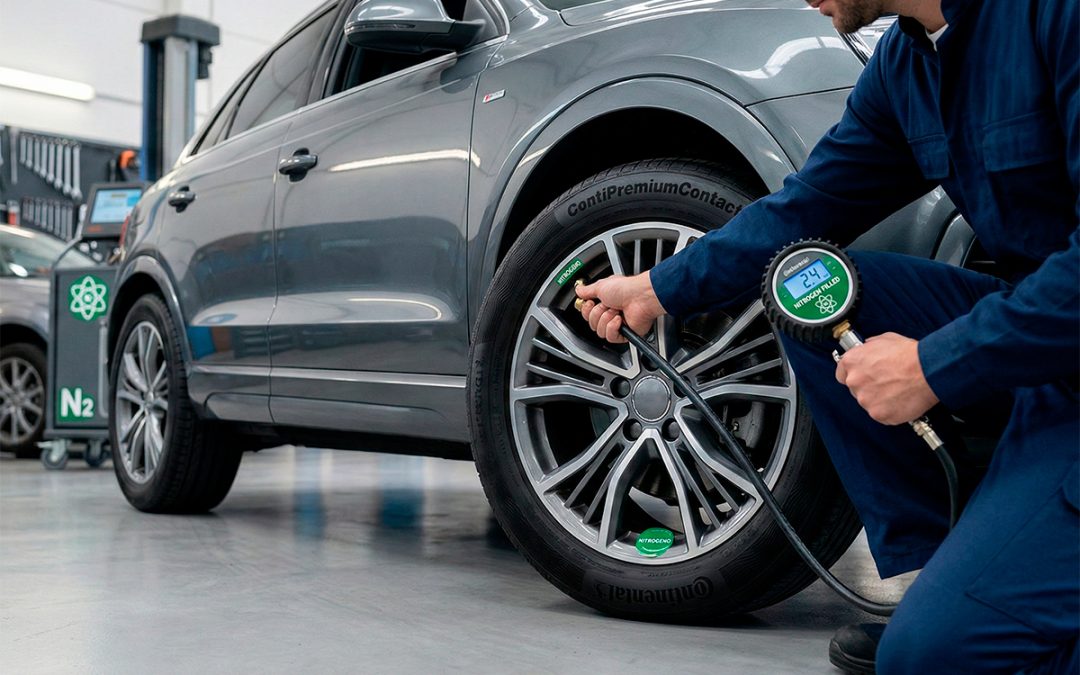 Ventajas de inflar los neumáticos con nitrógeno
