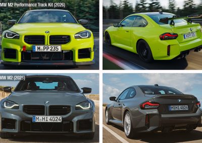 Comparativa BMW M2 Performance Track Kit vs BMW M2