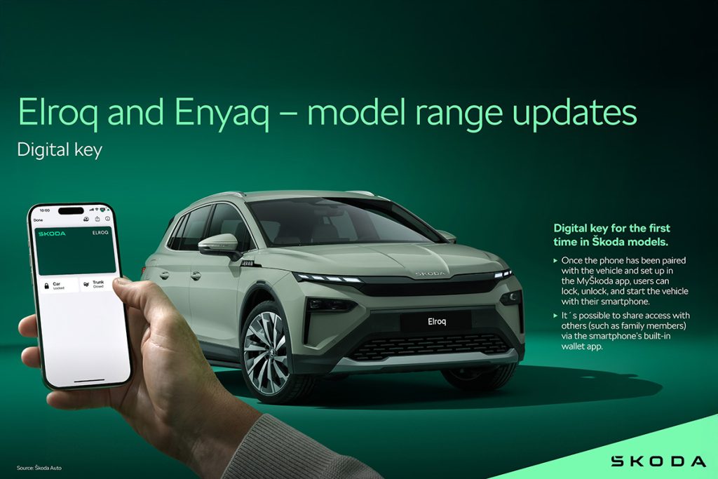 Škoda Elroq y Enyaq - app