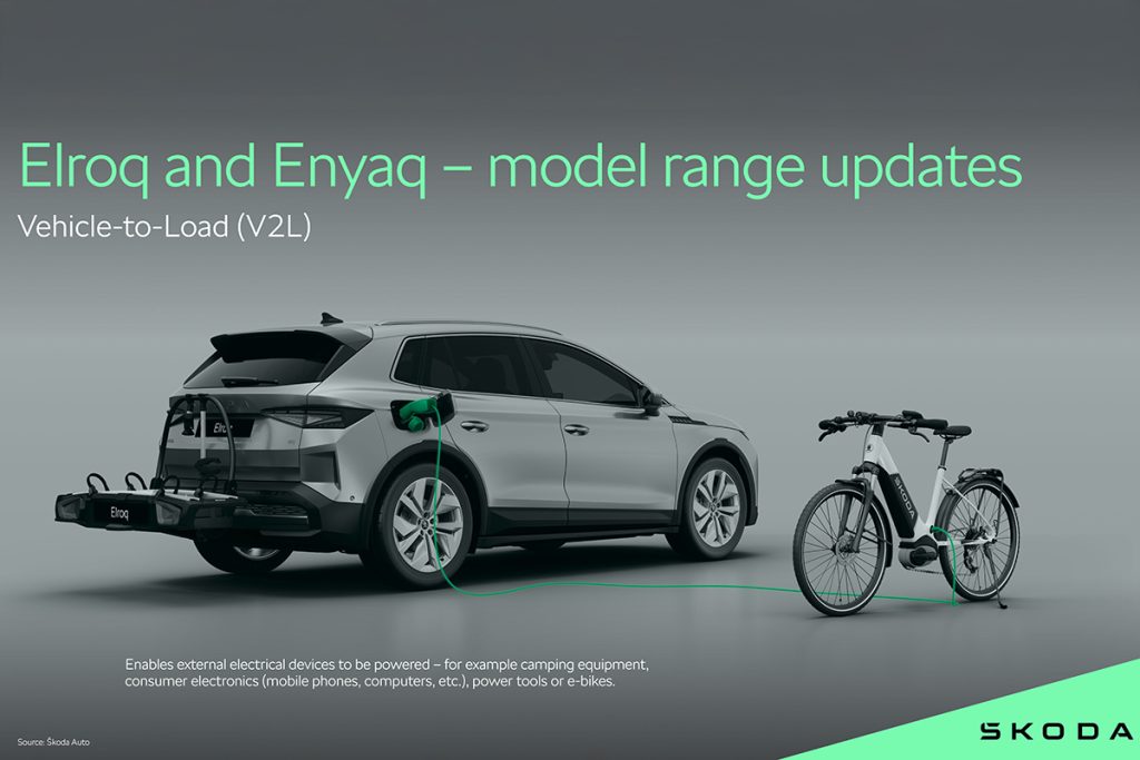 Škoda Elroq y Enyaq - toma - recarga