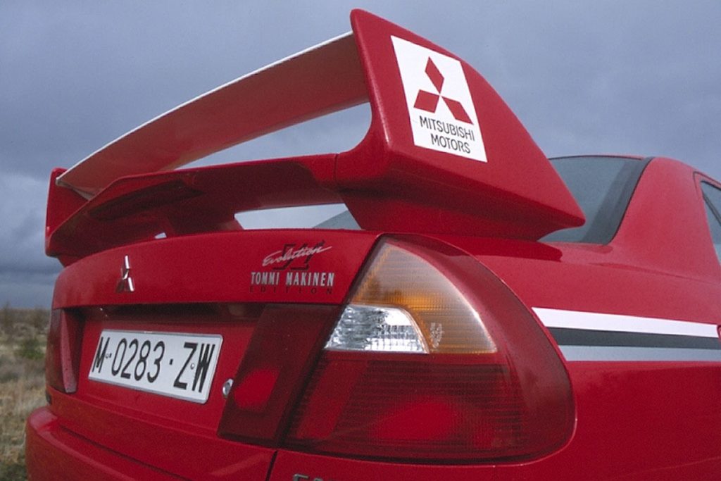 Alerón del Mitsubishi Carisma Evolution VI RS2 Tommi Makinen Edition (2000)