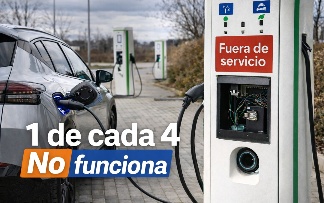 Uno de cada cuatro cargadores en España no funciona