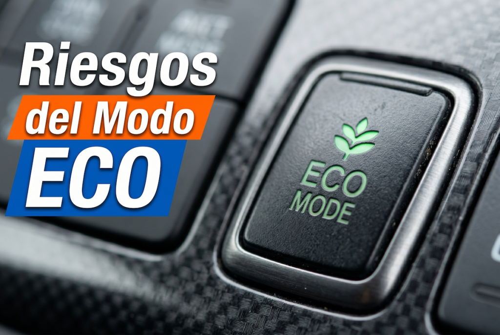 Botó modo eco de un coche