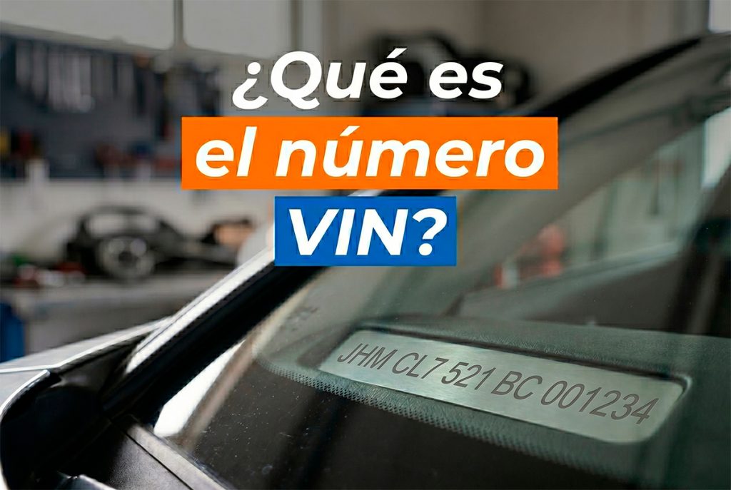 Número VIN de un coche
