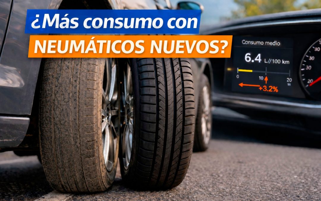 Por qué los coches pueden consumir más con neumáticos nuevos