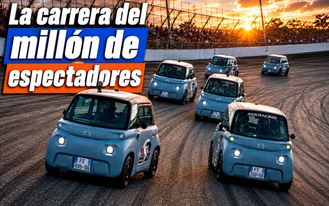 Un millón de espectadores en la carrera más lenta del año con unos Citroën Ami