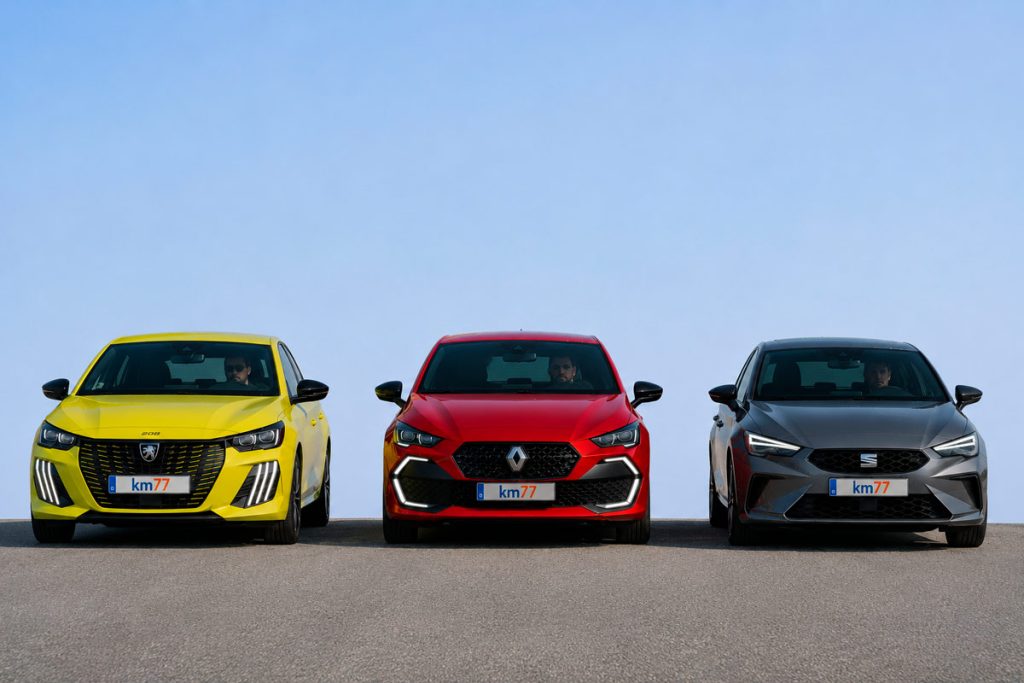 Comparativa Renault Clio, Seat Ibiza y Peugeot 208