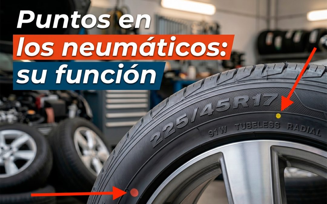 Puntos de color en el flanco del neumático: ¿para qué son?