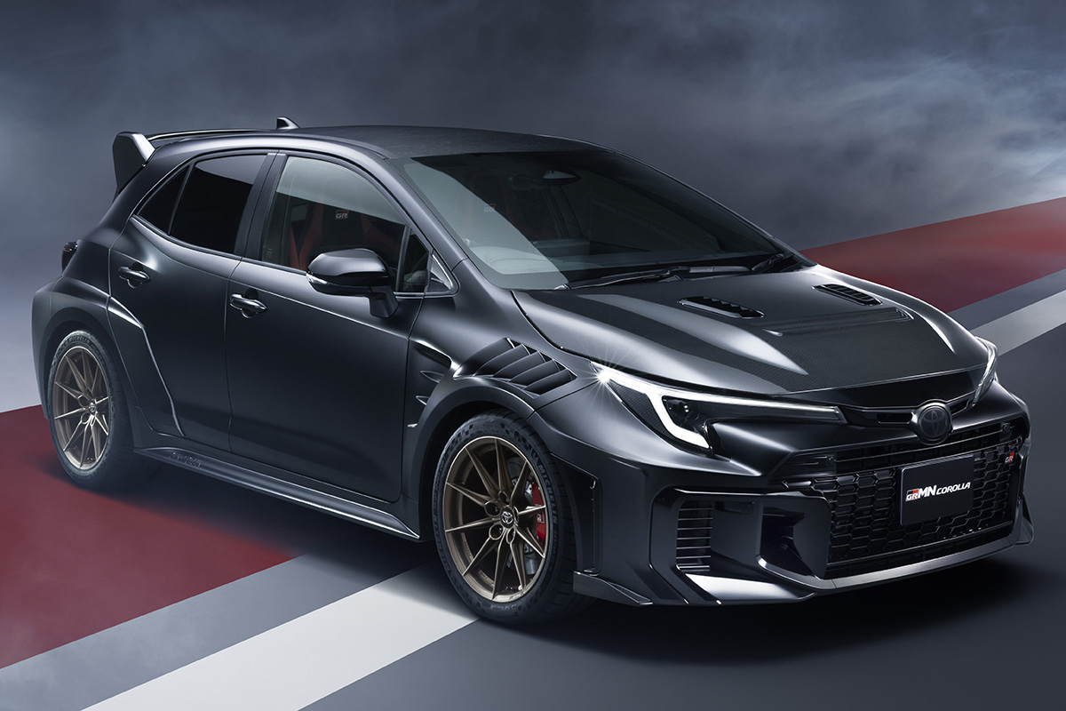 Toyota GRMN Corolla (2026) - vista - lateral - frontal