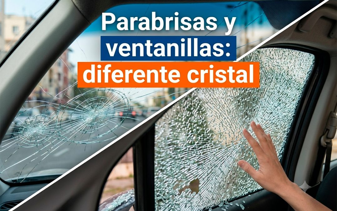 Por qué el parabrisas y las ventanillas laterales se rompen de forma diferente