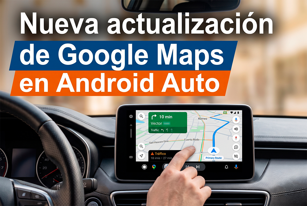 Cambia la interfaz de Google Maps en Android Auto: mejoras y nuevo diseño