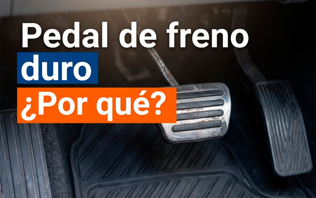 ¿Por qué el pedal se endurece con el motor apagado?