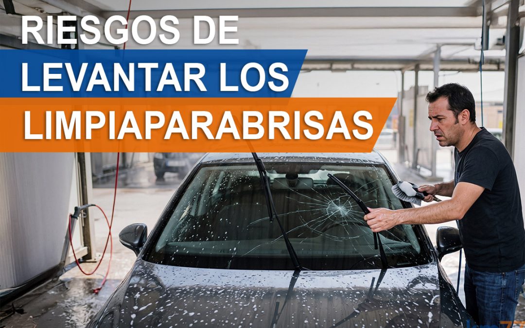 ¿Se debe levantar el limpiaparabrisas al lavar el coche?