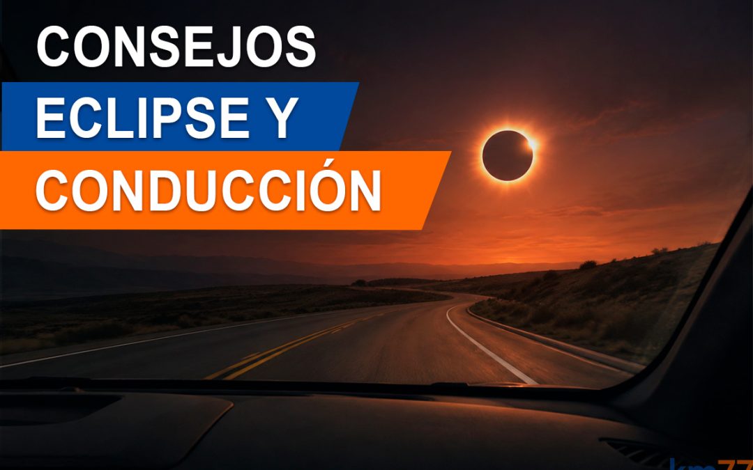 Si el eclipse solar te pilla conduciendo, esto es lo que debes hacer