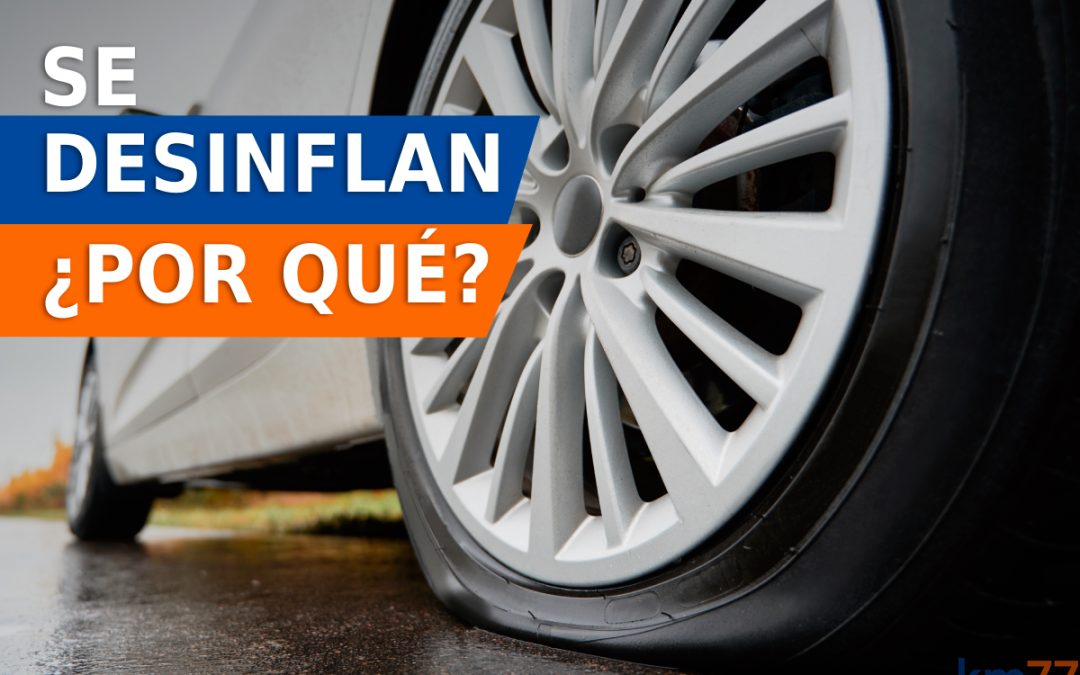 Por qué los neumáticos se desinflan solos