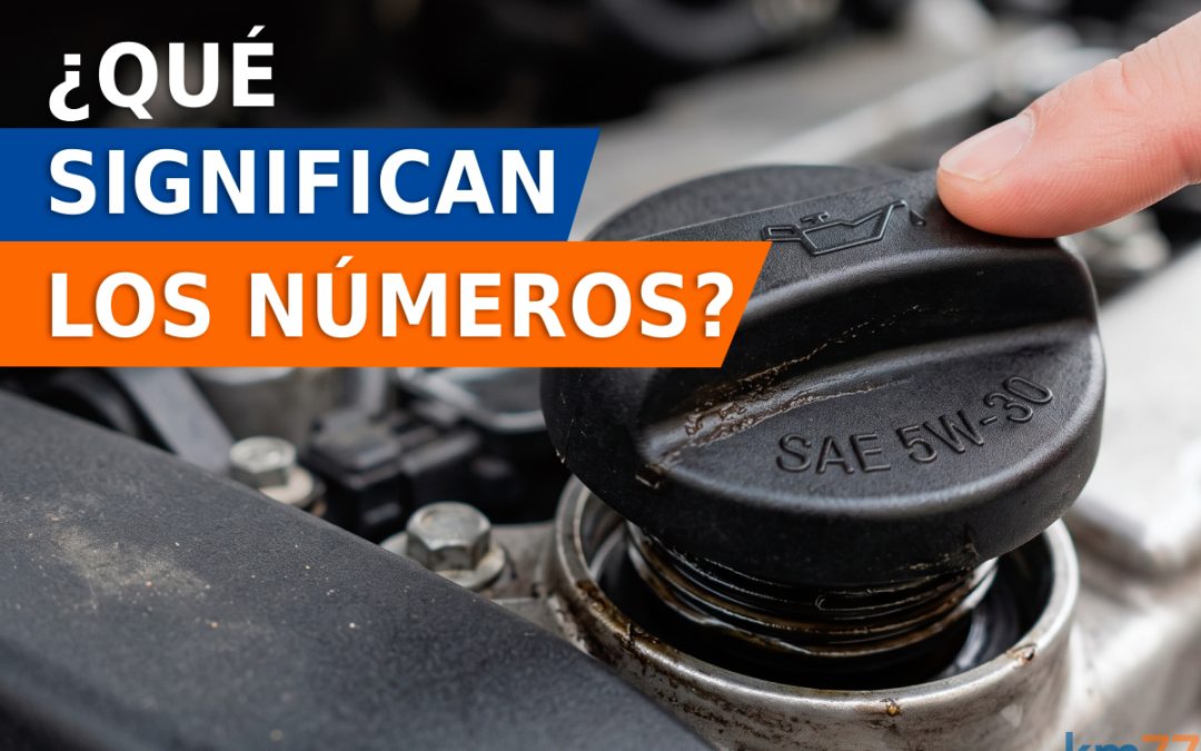 Qué significan los números del tapón del aceite