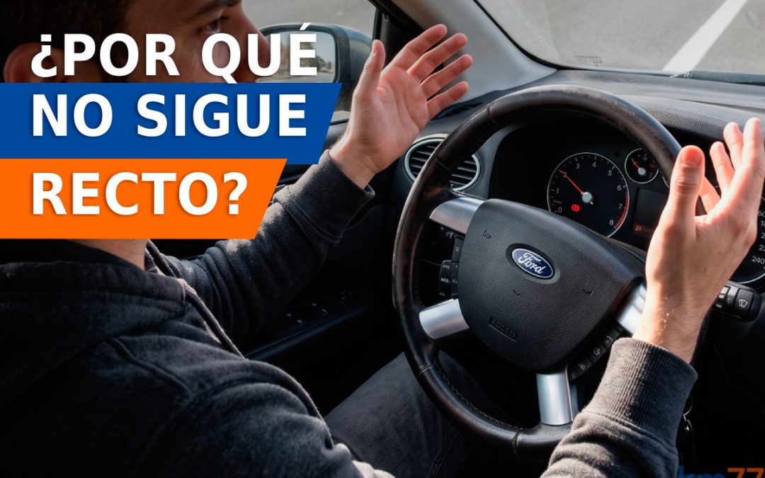 Por qué mi coche no va recto si suelto el volante